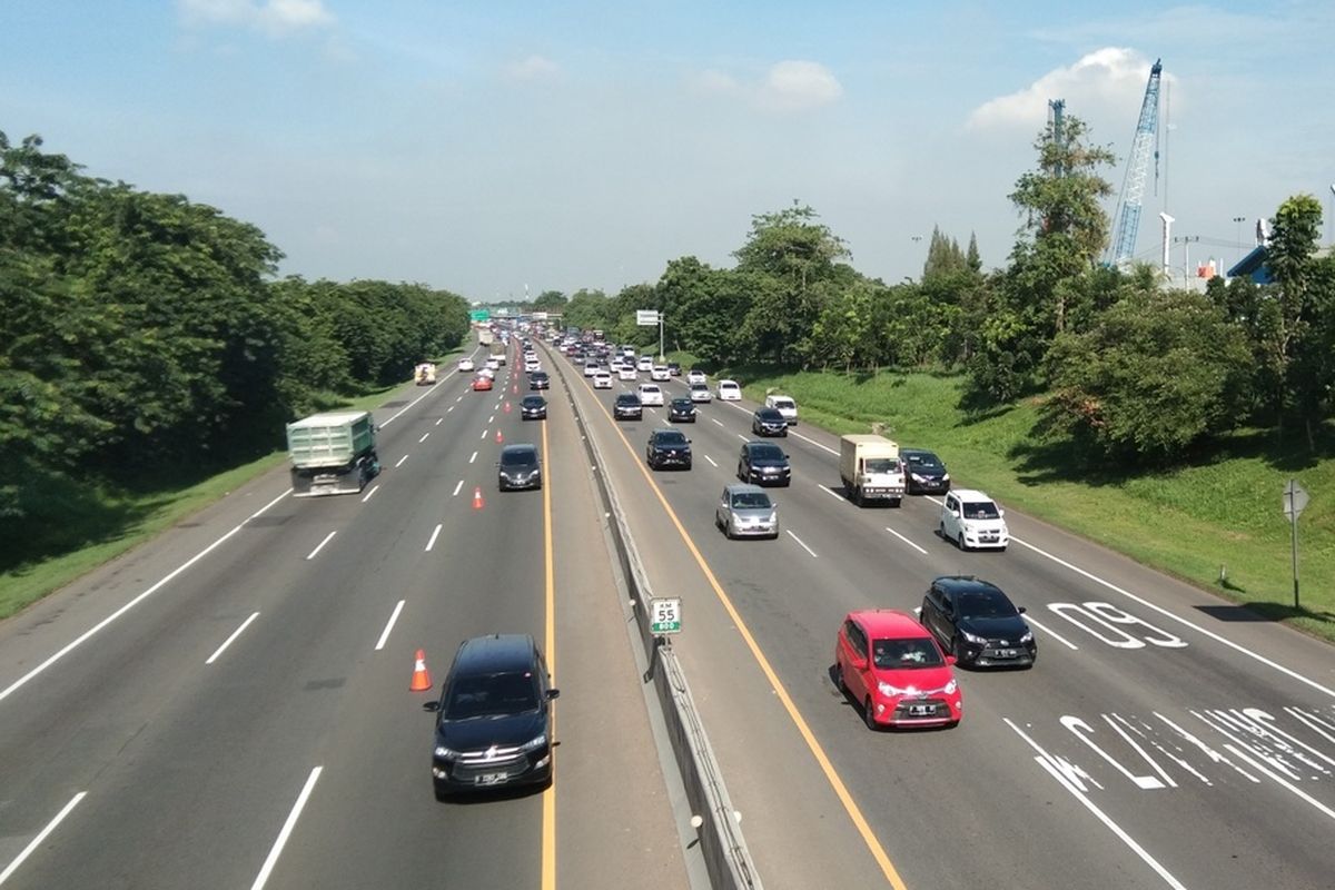 rekayasa lalu lintas, maulid nabi, Contra Flow, libur panjang, Antisipasi Macet Libur Maulid, 2 Jalan Tol Ini Terapkan Contraflow