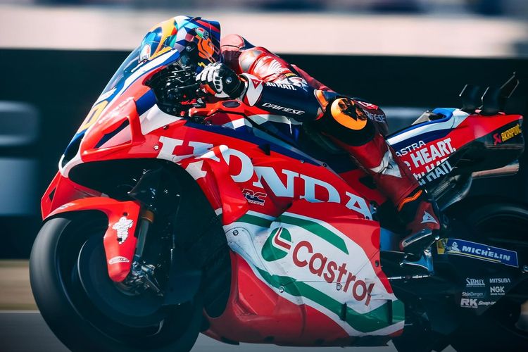 Honda, MotoGP, luca marini, RC213V, motogp 2025, motogp hungaria 2025, sirkuit balaton park, Luca Marini Finis Lima Besar di Hungaria, Honda Mulai Bersinar