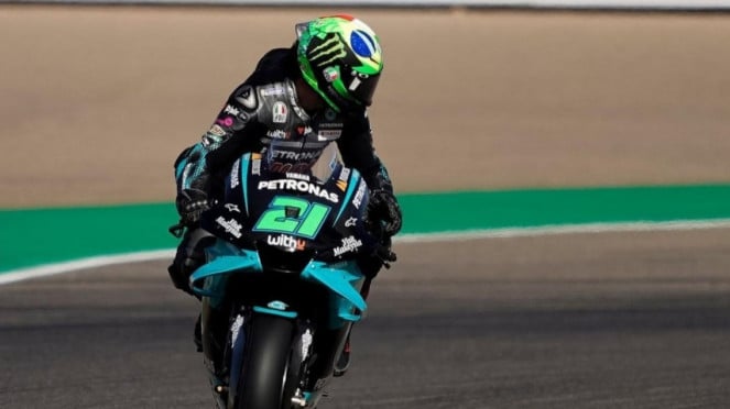 Pembalap Petronas Yamaha SRT, Franco Morbidelli. Pembalap Petronas Yamaha SRT, Franco Morbidelli.