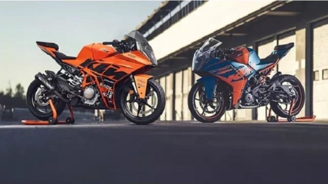 Ilustrasi gambar motor KTM RC edisi MotoGP Ilustrasi gambar motor KTM RC edisi MotoGP