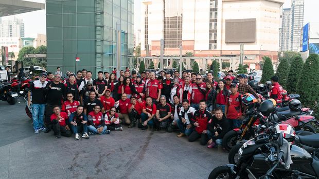 Array,Pecinta Ducati di Indonesia Rayakan 24 Tahun Kebersamaan