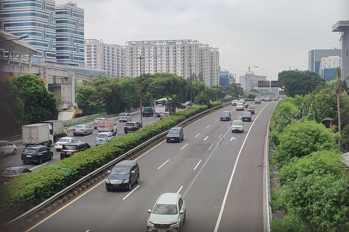 Jasa Marga, Demo buruh, Gedung DPR, Tol Dalam Kota, akses keluar tol, Demo Buruh di Gedung DPR, Akses Keluar Tol Dalam Kota Ditutup Sementara