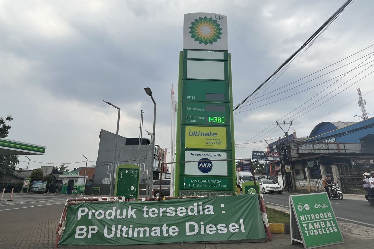 SPBU, bensin, SPBU BP, BP-AKR, Stok BBM di SPBU BP-AKR Juga Kosong