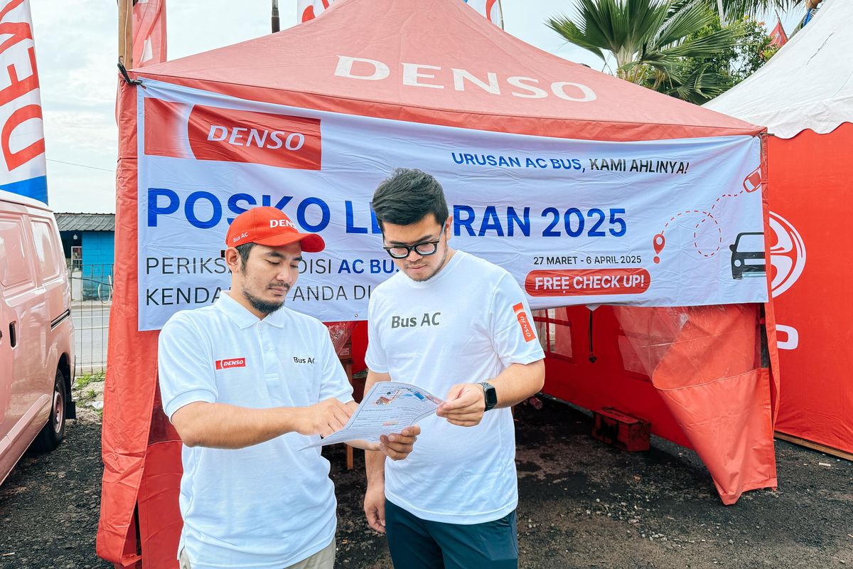 mudik, denso, AC Mobil, Lebaran, AC bus, Denso Hadirkan Posko Cek AC Gratis di Jalur Lebaran 2025