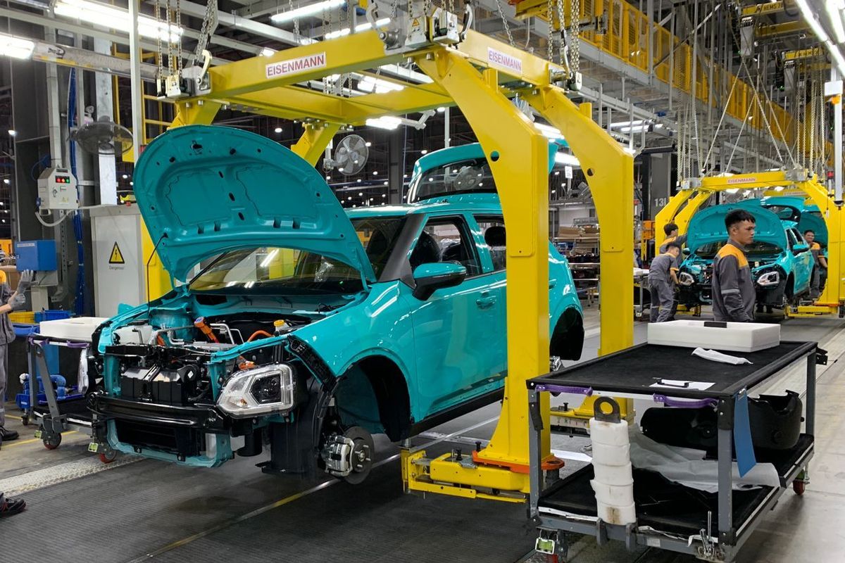 pabrik mobil, Kemenperin, kendaraan listrik, insentif mobil listrik, kendaraan bermotor, insentif kendaraan listrik, VinFast, Update Pabrik BYD dan VinFast di Indonesia, Sudah Sampai Mana?