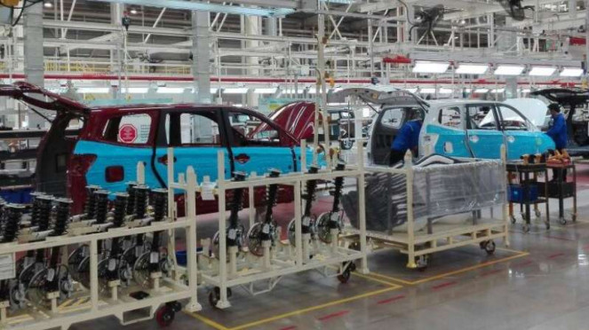 Pabrik Wuling di Cikarang. Pabrik Wuling di Cikarang.