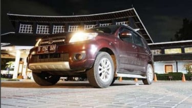 Ilustrasi lampu mobil.