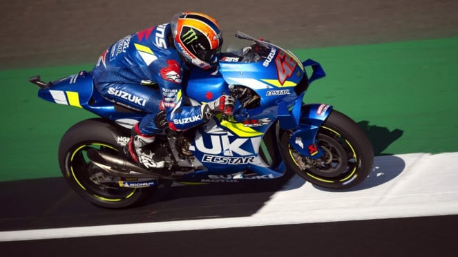 Pembalap Suzuki MotoGP, Alex Rins Pembalap Suzuki MotoGP, Alex Rins