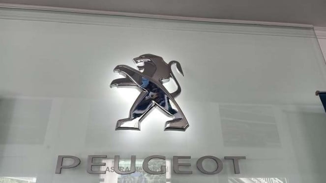 Ilustrasi logo mobil Peugeot Ilustrasi logo mobil Peugeot