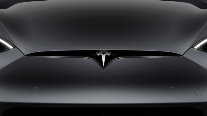 Logo mobil listrik Tesla Logo mobil listrik Tesla