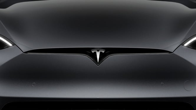 Logo mobil listrik Tesla