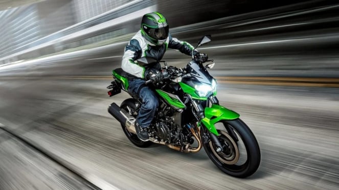 Ilustrasi Kawasaki Z250R. Ilustrasi Kawasaki Z250R.