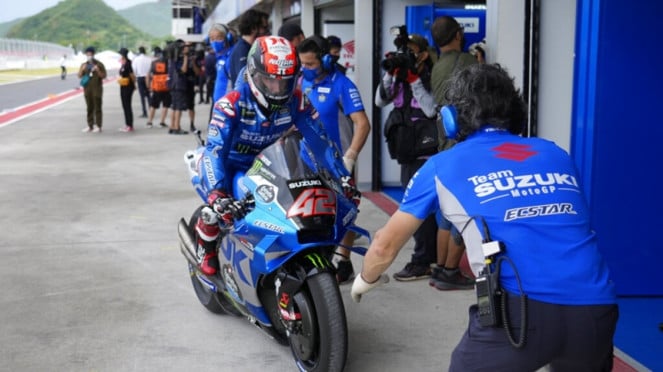 Pembalap Suzuki Ecstar, Alex Rins Pembalap Suzuki Ecstar, Alex Rins