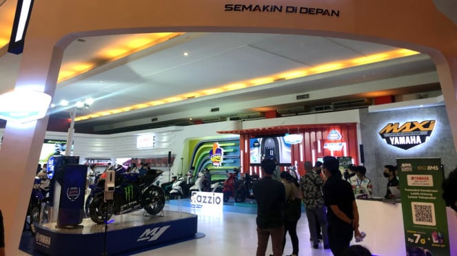 Booth Yamaha di IIMS 2022 Booth Yamaha di IIMS 2022