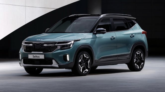 Ilustrasi gambar mobil Kia Seltos Facelift 2022 terbaru Ilustrasi gambar mobil Kia Seltos Facelift 2022 terbaru