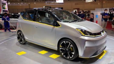 Daihatsu Ayla EV dipamerkan di GIIAS 2022