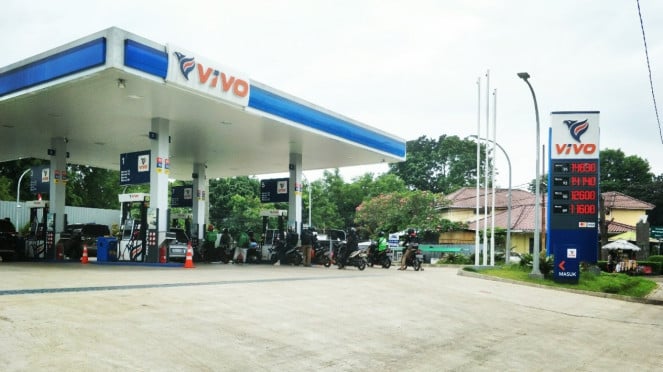 SPBU Vivo di kawasan Bintaro. SPBU Vivo di kawasan Bintaro.