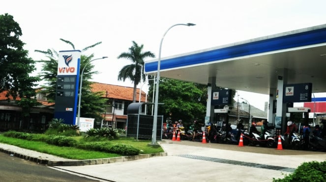 SPBU Vivo di kawasan Bintaro. SPBU Vivo di kawasan Bintaro.