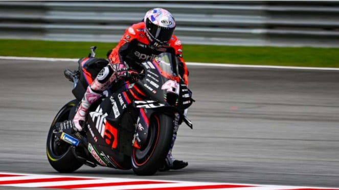 Aleix Espargaro Jalani sesi latihan bebas MotoGp di Sirkuit Sepang Malaysia Aleix Espargaro Jalani sesi latihan bebas MotoGp di Sirkuit Sepang Malaysia