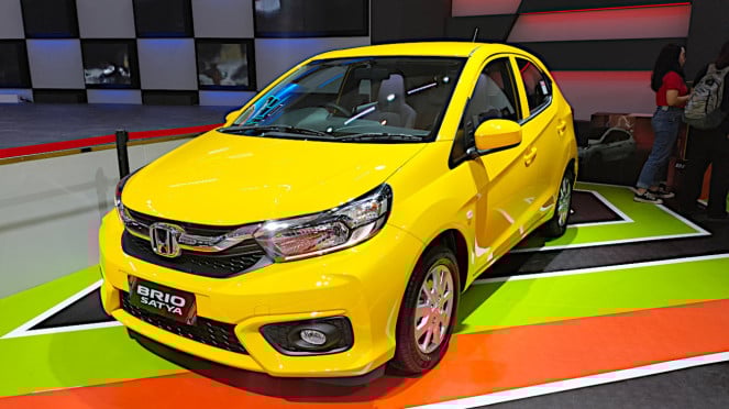 VIVA Otomotif: Honda Brio Satya di IIMS 2023 VIVA Otomotif: Honda Brio Satya di IIMS 2023