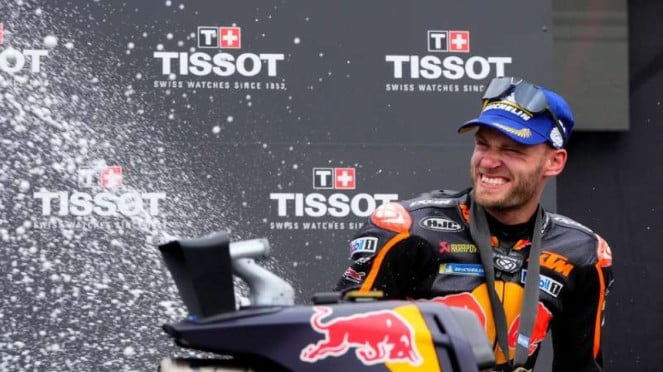 Pembalap Red Bull KTM, Brad Binder Pembalap Red Bull KTM, Brad Binder