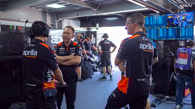 VIVA Otomotif: Paddock tim Aprilia Racing di MotoGP Mandalika VIVA Otomotif: Paddock tim Aprilia Racing di MotoGP Mandalika
