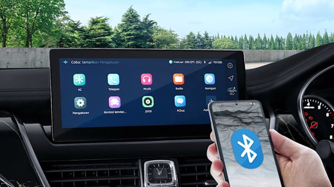 Ilustrasi Bluetooth / audio mobil / head unit Ilustrasi Bluetooth / audio mobil / head unit