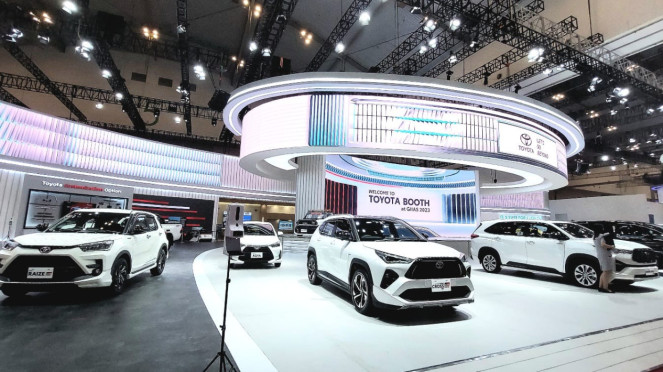 Booth Toyota di GIIAS 2023. Booth Toyota di GIIAS 2023.