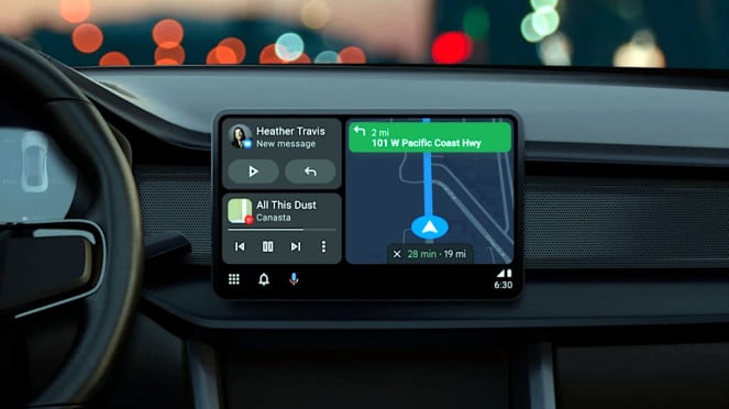 Google Maps di Android Auto Google Maps di Android Auto
