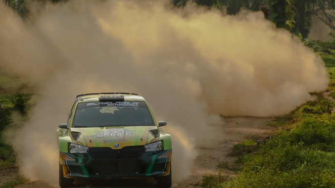 Bla Bla Bla Motorsport, Musa Rajekshah di Kejurnas Sumut Rally 2024.(dok Ijeck) Bla Bla Bla Motorsport, Musa Rajekshah di Kejurnas Sumut Rally 2024.(dok Ijeck)