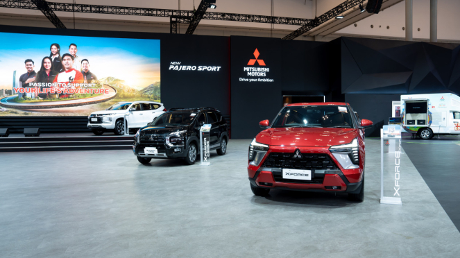 Booth Mitsubishi Motors di GIIAS 2024 Booth Mitsubishi Motors di GIIAS 2024