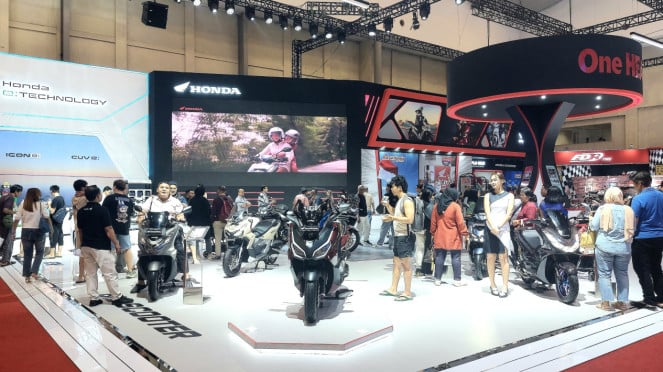 Booth PT Astra Honda Motor di IMOS 2024 Booth PT Astra Honda Motor di IMOS 2024
