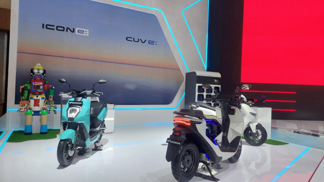 Motor listrik Honda ICON e: dan CUV e: di IMOS 2024