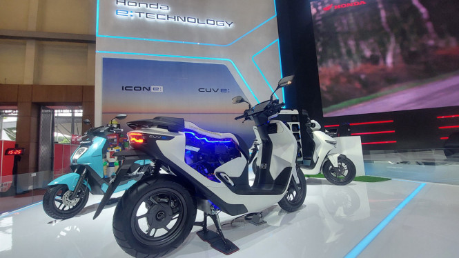 Motor listrik Honda ICON e: dan CUV e: di IMOS 2024