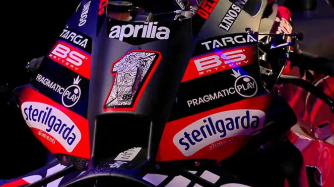 Motor balap Aprilia milik Jorge Martin Motor balap Aprilia milik Jorge Martin