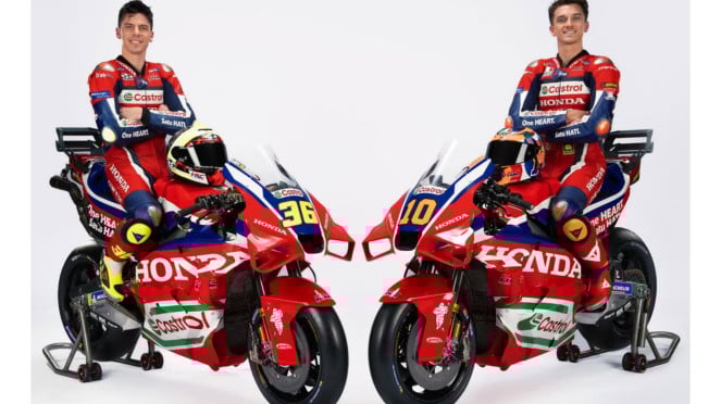 Pembalap Honda, Joan Mir dan Luca Marini Pembalap Honda, Joan Mir dan Luca Marini