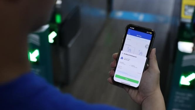 Pembayaran ditigal Astrapay di transportasi publik