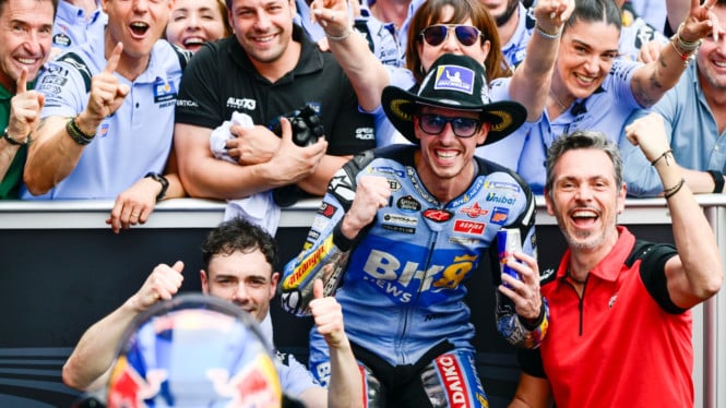 Pembalap Gresini Racing, Alex Marquez