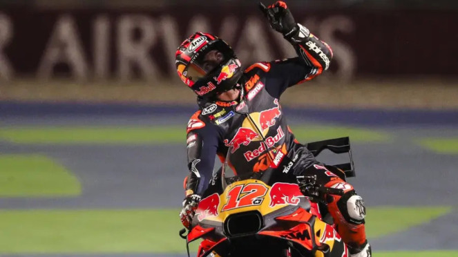 Maverick Vinales di MotoGP Qatar Maverick Vinales di MotoGP Qatar