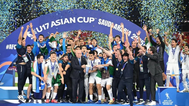 Uzbekistan U-17 juara Piala Asia U-17 Uzbekistan U-17 juara Piala Asia U-17