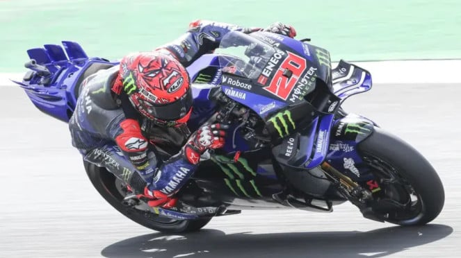 Fabio Quartararo di MotoGP Inggris 2025 Fabio Quartararo di MotoGP Inggris 2025