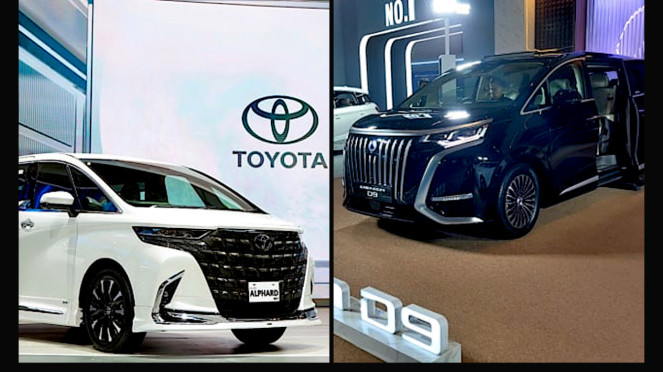 Toyota Alphard vs BYD Denza D9 Toyota Alphard vs BYD Denza D9