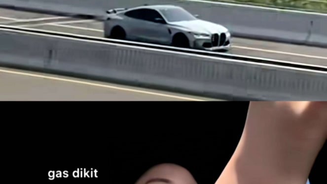 Pengemudi BMW M4 adu cepat dengan whoosh Pengemudi BMW M4 adu cepat dengan whoosh