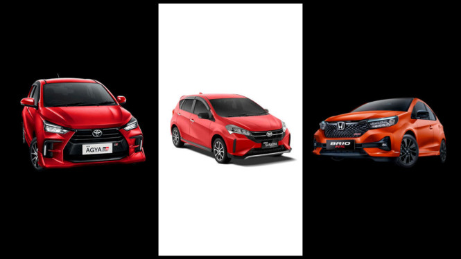 Toyota Agya GR vs Daihatsu Sirion vs Honda Brio RS