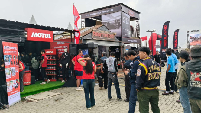 Booth Motul di BBQ Ride 2025