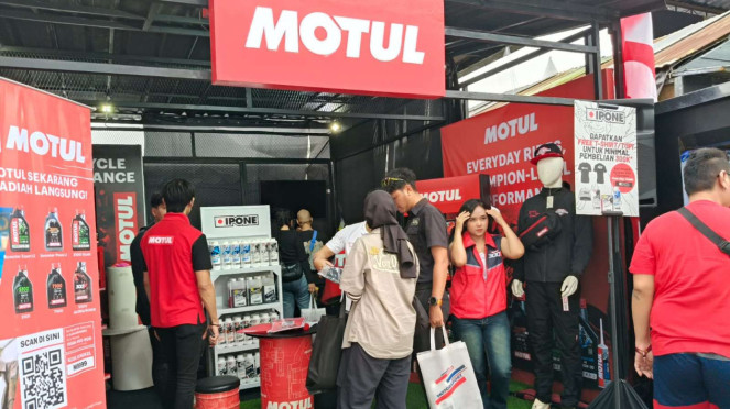 Booth Motul di BBQ Ride 2025 Booth Motul di BBQ Ride 2025