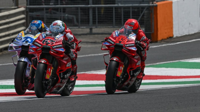 Marc Marquez, Alex Marquez, Francesco Bagnaia di MotoGP Italia Marc Marquez, Alex Marquez, Francesco Bagnaia di MotoGP Italia