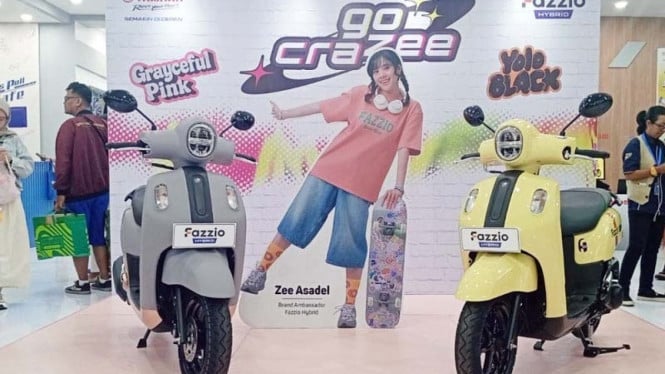 Booth Yamaha di Jakarta Fair
