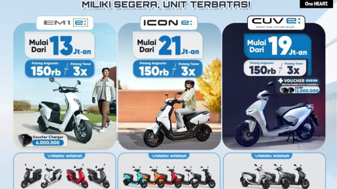 Promo motor listrik Honda Promo motor listrik Honda