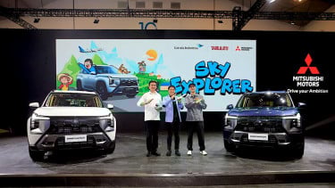 Peluncuran kampanye Sky Explorer di booth Mitsubishi GIIAS 2025